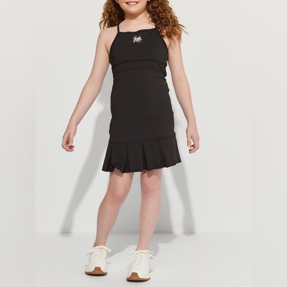 Hello Franki Pleated Racerback Tank Dress